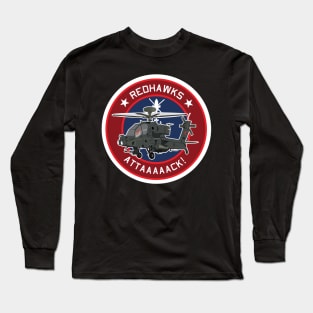 RSAF AH-64 Apache Attack Helicopter Long Sleeve T-Shirt